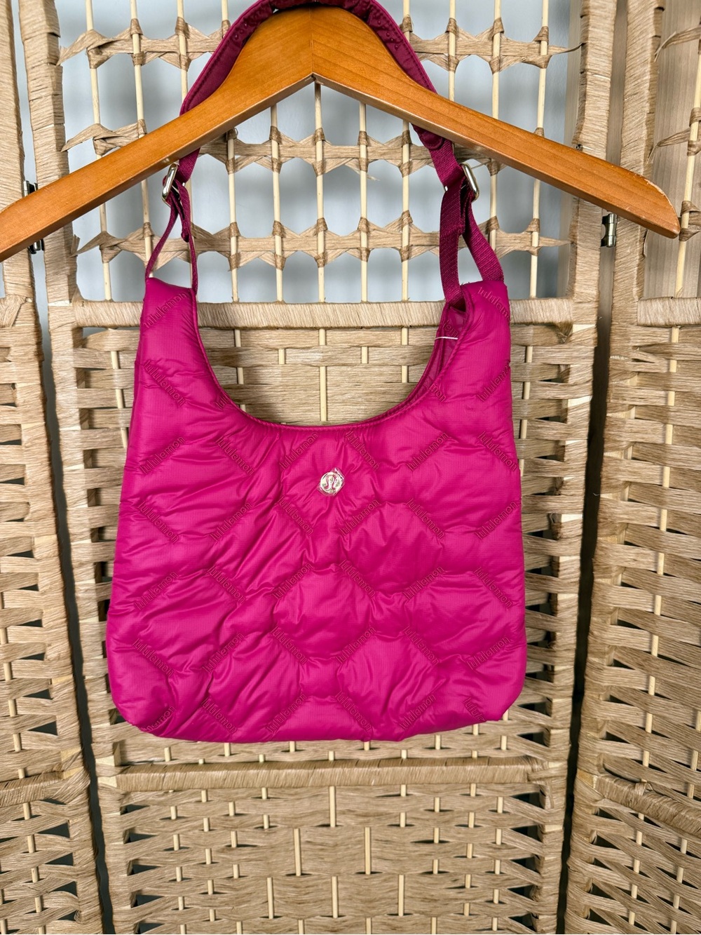 NWT Lululemon Quilty Pleasures Shoulder Bag Mini 5L Berry Rumble